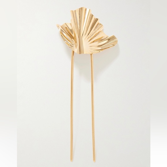 Jennifer Behr Accessories - Jennifer Behr Gold Leaf-Shape Hair Pin or Slide